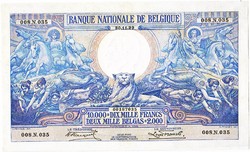 Belgium 10000 francs 1929 replica