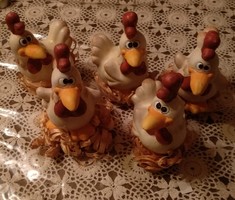 Retro ceramic rooster Easter decoration, recommend!