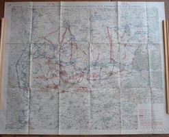 Katonai hadgyakorlat térkép Alföld 1912