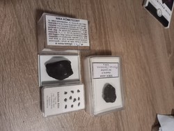 3db meteorit NWA 27.8 gr kondrit meteorit+ NWA xxxx 8.92 gr + sikhote alin