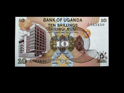 Unc - 10 shillings - Uganda - 1979 - (rarity!)
