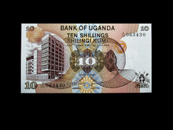 UNC - 10 SHILLINGS - UGANDA - 1979 - (ritkaság!)