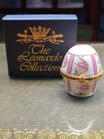 The Leonardo collection vintage angol porcelán tojás gyűszűvel