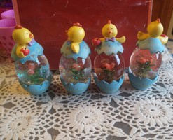 Shaking, glittering eggs, blue, Easter decoration, recommend!