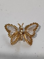 Monet gilded metal pin
