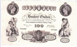 Ausztria 100 Osztrák-Magyar gulden1841 REPLIKA  UNC
