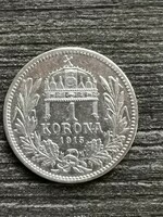 Ezüst 1 korona 1915