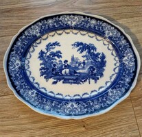 Sale - antique rare English royal doulton watteu scene bowl, decorative plate in very good condition