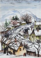 1M366 Péli Emődi Etelka : "Tél Kalotaszegen" 1997