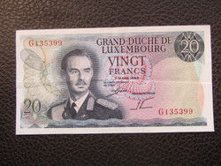 20 Franc Luxembourg 1966