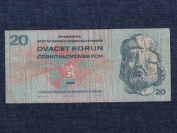 Csehszlovákia 20 Korona bankjegy 1970 (id74051)