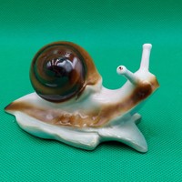 Zsolnay snail figure