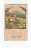 Üdvözlő képeslap gyerekek P.Ebner Pünkösdi üdvözlet