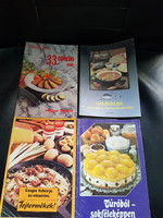 Retro recipe booklets are sold as a set of 4.