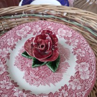Porcelán  kézműves rózsa