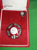 Rákosi éra: award for excellent cooperative work with pin and box as shown in the pictures