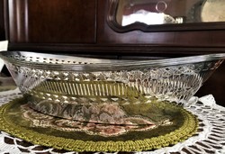 A sumptuous, silver-plated, vintage, large openwork serving plate for fruit, bread and cakes