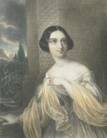 Eduard Ender (1822-1883) : Női portré
