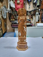 Indonesian wood carved figurine