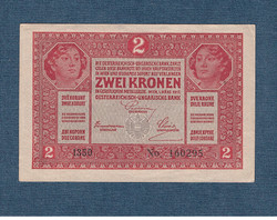 2 Korona 1917 without stamp ef- aunc