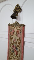 Beautiful tapestry maid's call, 143cm with all copper fittings.