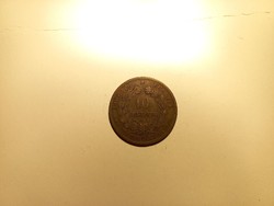 1870-es 10 Centimes francia