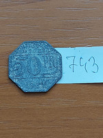 German Empire notgeld 50 pfennig zinc 743