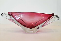 Retro Czech josef hospodka, chribska bohemian decorative glass