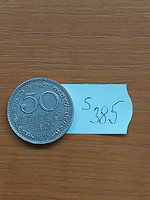 Sri lanka 50 cents 1975 copper, nickel s385