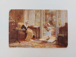 Old postcard 1916 art postcard