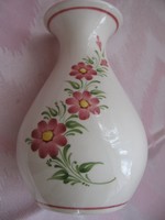 Shabby retro wechsler majolica vase hand painted