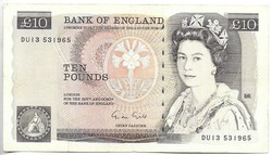 10 font pound pounds 1988-91 Anglia