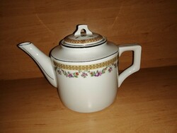 Antik Zsolnay porcelán tea kiöntő kanna (18/d)