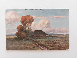 Old postcard 1905 postcard landscape
