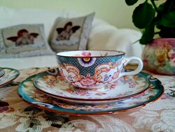 ​Antik porcelánfajansz Sarreguemines teás csésze - Minton dekorral