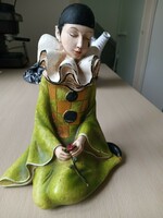 art deko kezel festet bohoc szobor figura