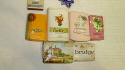 Hat darab retro szappan együtt - hagyatékból, gyűjtőtől- Exotic, Caola, Bridge....
