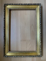 Large gilded wooden picture frame