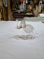 Industrial glass elephant figure