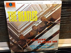 THE BEATLES: PLEASA PLEASE ME bakelit lemez HANGLEMEZEZ
