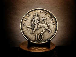 Egyesült Királyság 10 Új penny, 1968