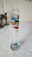 Galilean thermometer 34*5cm.