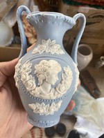 Régi kézműves angol porcelán váza