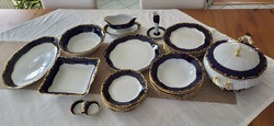 Zsolnay pompadour iii dinner set with 26 candle holders