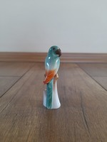 Régi Herendi pici papagáj figura