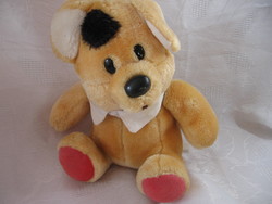 Sitting plush dog