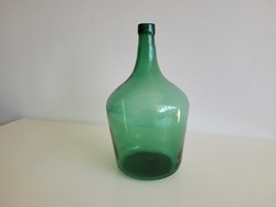 Old large size 5 liter green wine bottle glass glass bottle balloon bottle