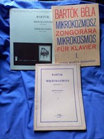 Bartók Mikrokosmos 3 piano scores for sale