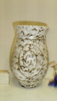 Retro kerámia váza - 19 cm - Iparm. ker. /?/