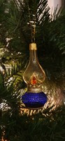Karácsonyfadísz- petróleum lámpa